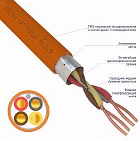 Кабель огнестойкий КПСЭнг(А)-FRLS 2x2x0,75 кв.мм, 200 м, | код 01-4910-1 | REXANT
