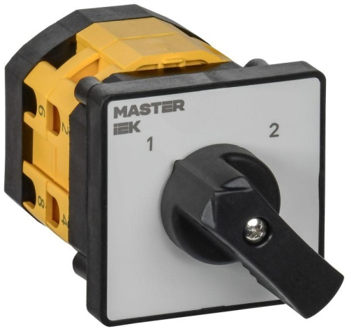 Переключатель кулачковый стандартная рукоятка 63А схема 56 | код MI-CS10-063-056 | IEK