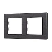 Рамка алюминиевая FRM-PRESTO-ALS-2-BK (Arlight, -) | код 43855 | Arlight