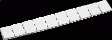 Маркировка клеммных модулей CA509/K2WHT для клемм CMT,CM2.5S, белая (упак. 100шт.) | код CA509/K2WHT | Connectwell
