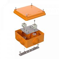 Коробка огнестойкая для открытой проводки Е15-Е120 100х100х50 | код 40-0300-FR1.5-4 | Промрукав