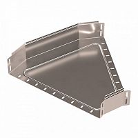 Угол горизонтальный 45 градусов Стандарт INOX (AISI 409) 500х100 Промрукав | код PR16.3481 | ПРОМРУКАВ