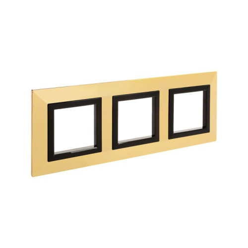 Рамка из металла, ''Avanti'', золотая, 6 модулей | код 4408856 | DKC фото 2