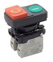 Выключатель Briswik КМЕ 9620м зел-красн IP65 УХЛ3 10А 2но+0нз | код aB-FC-5Ai-0622 | Briswik