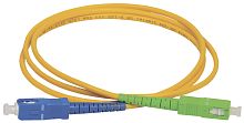 ITK Оптический коммутационный переходной шнур (патч-корд), SM, 9/125 (OS2), SC/UPC-SC/APC, (Simplex), 10м | код FPC09-SCU-SCA-C1L-10M | IEK