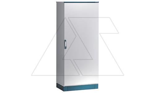 Щит EMOX моноблочный 1800x800x400мм (ВxШxГ) с монтажной панелью, RAL7035, IP66 | код EMOX-081804PR | ETA