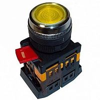Кнопка ABLF-22 22 мм² 660/440В, IP40, Оранжевый | код. BBT10-ABLF-K05 | IEK