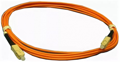 Патч-корд оптический LANMASTER, LSZH, симплексный, SC/PC-SC/PC, MM 50/125, 3.0 м | код LAN-SC-SC/OM2-3.0 | LANMASTER