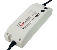 Источник питания AC-DC, 60Вт, IP64, вход 90…305В AC, 47…63Гц/127…431В DC, ККМ, выход 24В/2.5А, изоляция 3750В AC, в кожухе 161х61.5х35, -40…+50С. Рег-ка вых. тока по кабелю | код HLN-60H-24B | MeanWell