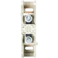 Сильноточная болтовая клемма, М6, тип фиксации провода: болт, 125A, 1000V, ширина: 27 мм, цвет: серый, тип монтажа: DIN 35 цвет: серый, тип монтажа: DIN 35 | код 56.135.1055.0 | Wieland