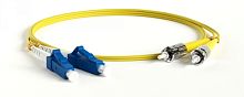 Патч-корд волоконно-оптический (шнур) SM 9/125 (OS2) LC/UPC-ST/UPC 2 мм duplex LSZH 15 м, Hyperline FC-D2-9-LC/UR-ST/UR-H-15M-LSZH-YL | код 244818 | Hyperline