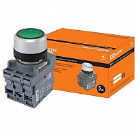 Кнопка MP1 22 мм² 220В, IP40, Зеленый | код. SQ0747-0014 | TDM