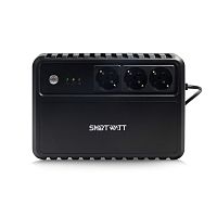 ИБП UPS SAFE 600 линейно-интерактивный, мощность 600/360 ВА/Вт, напольный, LED индикация, Shuko CEE7/4 - 3 шт. | код 3703020260003 | SMARTWATT