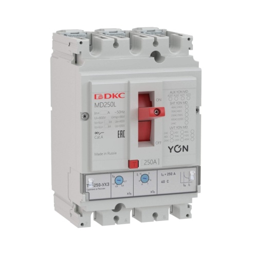 Авт. выкл. YON MD250F-TM032 3P 32А 50kA Ir 0.7…1xIn | код MD250F-TM032 | DKC