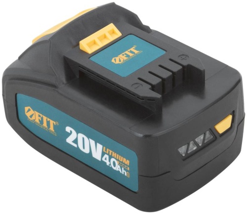 Батарея аккумуляторная 20 В, Li-Ion, 4,0 Ач, 0,7 кг, индикатор заряда, коробка | код 79936 | FIT фото 4