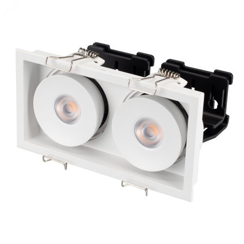 Светильник CL-SIMPLE-S148x80-2x9W Day4000 (WH, 45 deg) (ARL, IP20 Металл, 3 года) | код 28150 | Arlight