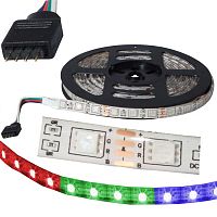 Светодиодная лента RUICHI, 5050, 300 LED, IP65, 12 В, RGB, длина 5 м | код 109748 | Ruichi
