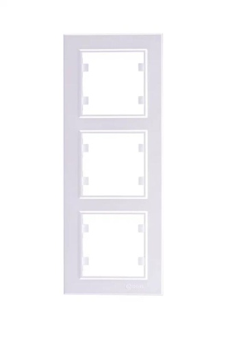 Рамка 3-м Karea вертик. жемчуж. Makel 56100708