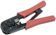 ITK Инструмент обжимной для RJ-45/12/11 с храповым механизмом | код TM1-B11H | IEK