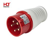 Вилка 015 3Р+РЕ+N 16А 230В IP44 HLT | код 083-03-03 | HLT