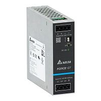 Блок питания импульсный Force-GT, 120W, 5А, 3(2)х320(340)_575VAC (450_800VDC) / 24VDC, DIN35, реле DC OK, винт.клеммы, ал.корпус | код DRF-24V120W3GBA | Delta Electronics