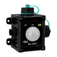 DL-120-E CR Remote Illuminance Data Logger Module with Ethernet/RS-485 Inter face and PoE (Black Cover) (RoHS) | код 00-06130437 | ICP DAS