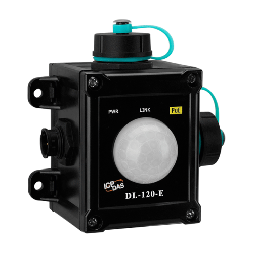 DL-120-E CR Remote Illuminance Data Logger Module with Ethernet/RS-485 Inter face and PoE (Black Cover) (RoHS) | код 00-06130437 | ICP DAS
