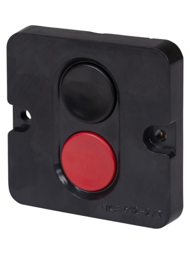 ПКЕ 612 У3, красная и черная кнопки, IP40 TDM | код SQ0742-0023 | TDM