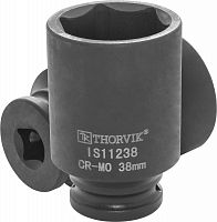 IS11238 Головка торцевая ударная глубокая 1/2DR, 38 мм | код IS11238 | Thorvik