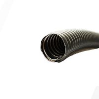 Металлорукав в ПВХ изоляции d38мм без протяжки сер. (уп.20м) Урал Пак МР-1001738-020