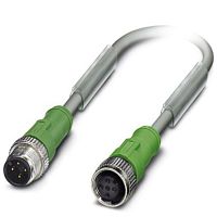 Кабель для датчика / исполнительного элемента SAC-4P-M12MS/ 0,6-800/M12FS | код 1457063 | PHOENIX CONTACT