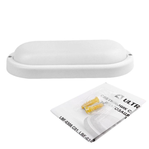 Светильник светодиодный ЖКХ 8Вт 6500К IP65 220В влагозащ. овал LBF-0901 C01 Ultraflash 15348 фото 4 Светильник светодиодный ЖКХ 8Вт 6500К IP65 220В влагозащ. овал LBF-0901 C01 Ultraflash 15348 фото 4