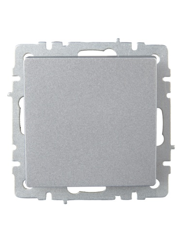 BRITE Выключатель 1-клавишный проходной 10А ВС10-1-6-БрА алюминий | код BR-V12-0-10-K47 | IEK фото 2 BRITE Выключатель 1-клавишный проходной 10А ВС10-1-6-БрА алюминий | код BR-V12-0-10-K47 | IEK фото 2