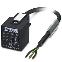 Кабель для датчика / исполнительного элемента SAC-3P- 1,5-PUR/A-1L-V | код 1443103 | PHOENIX CONTACT