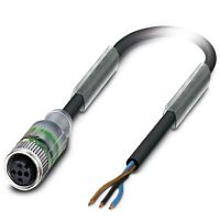 Кабель для датчика / исполнительного элемента SAC-3P- 1,5-PVC/M12FS-2L | код 1414556 | PHOENIX CONTACT