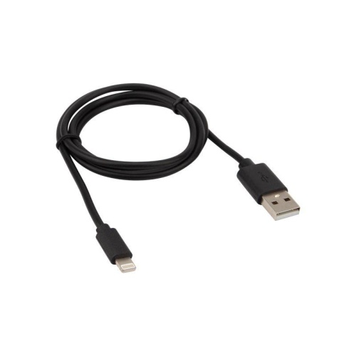 Кабель USB-A-Lightning для Apple 1А 1м ПВХ черн. Rexant 18-1122 фото 3