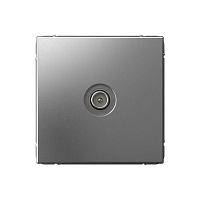 Розетка телевизионная оконечная TV ArtGallery 1дБ механизм сталь | код GAL000991 | Systeme Electric