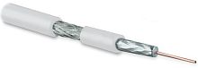 Кабель коаксиальный SAT703N 75 Ом жила - 17 AWG (1.13 mm медь solid) экран - фольга+оплетка (луженная медь 45%) общий диаметр 6.6мм изоляция PVC белый (бухта 100 м), Hyperline COAX-SAT703N-WH-100 | код 49094 | Hyperline