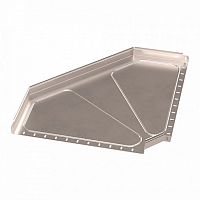 Угол горизонтальный 90 градусов Стандарт INOX (AISI 409) 600х50 Промрукав | код PR16.3572 | ПРОМРУКАВ