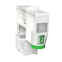 Коннектор RJ45 для S-ONE на DIN-рейку, Италия | код VDIR380005 | SCHNEIDER ELECTRIC