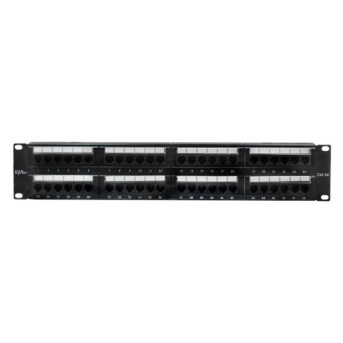 Патч-панель UTP 48хRJ-45 кат.5E 2U 19дюйм | код 10-0405 | SUPRLAN