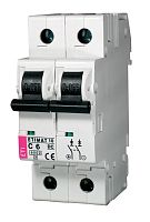 Автоматический выключатель ETIMAT 10 DC 2p C 6A (6 kA) | код 002138712 | ETI