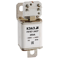Предохранитель ПП57-39980-И2-630А-У3-КЭАЗ | код 337319 | КЭАЗ