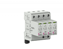 Ограничитель перенапряжения ETITEC SM T12 300/12,5 (3+1, 4p, TT, TN-S) RC | код 002440551 | ETI