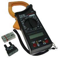 Клещи токоизмерительные с цифровой шкалой MASTECH M266F, 1000 А | код 108033 | Mastech