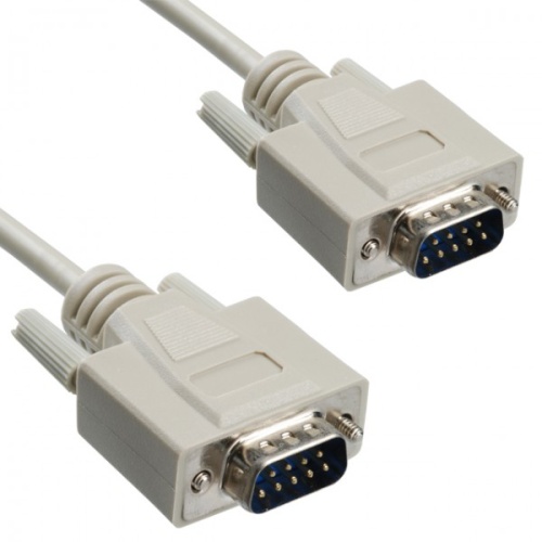 Кабель RS-232 DB-9M/DB-9M интерфейс: RS-232 (DB-9M - DB-9M), Кабель RS-232 для подключения устройств через COM-порт, прямой или перекрестный, 1,8 метра | код RS-232 DB-9M/DB-9M | TELEOFIS