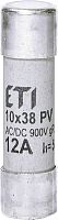 Предохранитель CH 10x38 gR-PV 12A 900V (30kA) | код 002625032 | ETI