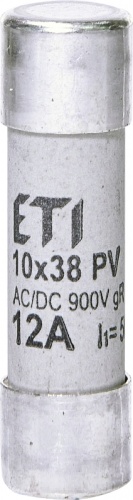 Предохранитель CH 10x38 gR-PV 12A 900V (30kA) | код 002625032 | ETI