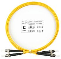 Cabeus FOP(d)-9-ST-ST-7m Шнур оптический duplex ST-ST 9/125 sm 7м LSZH | код 8395c | Cabeus