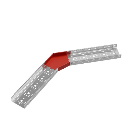 Угол для лотка горизонтальный 45град. 150х50 сталь "ПЛЮС" GLplus45-50-150 INOX304 КМ PL5570